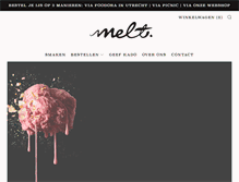 Tablet Screenshot of melticecream.com